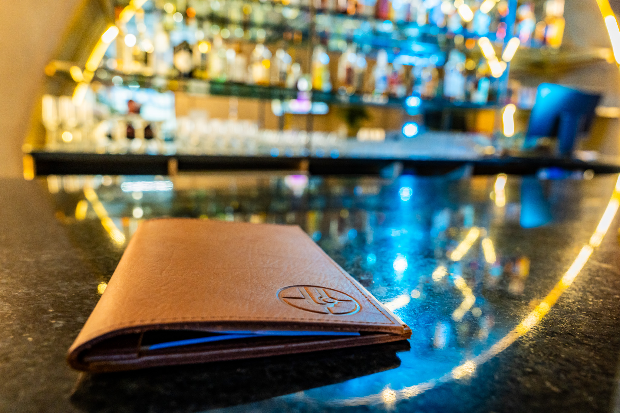 LaBarra menu and bar atmosphere at Union Padel Club